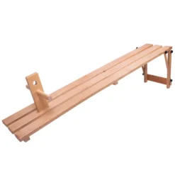 Banc mural en bois polyvalent pour espaces sportifs - 200 x 36 cm