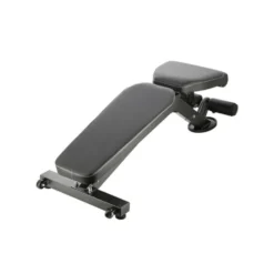 Banc musculation multi-réglable avec rouleau de blocage et position déclinée - Roues de transport
