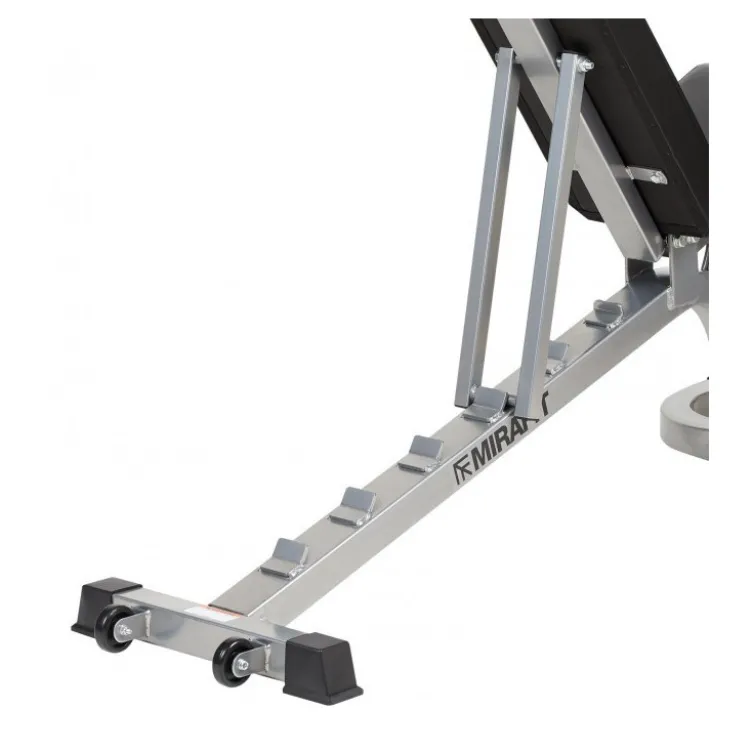 Banc musculation réglable avec rouleau de blocage semi-pro