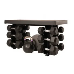 Banc plat combiné rack de rangement Basic