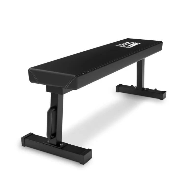 Banc plat de musculation avec rembourrage en mousse - Charge maximale 400 kg