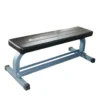 Banc plat de musculation en acier robuste antidérapant avec rangement pour haltères