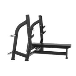 Banc plat olympique de musculation Black Séries Titanium Strength BS-OFB - Capacité de charge de 200 kg pour le développé couché