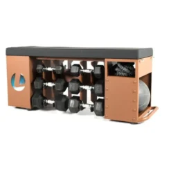 Banc plat professionnel combiné rack multifonctions