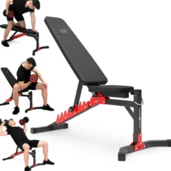 Banc réglable avec support à option pour homegym capacité de charge 200 kg