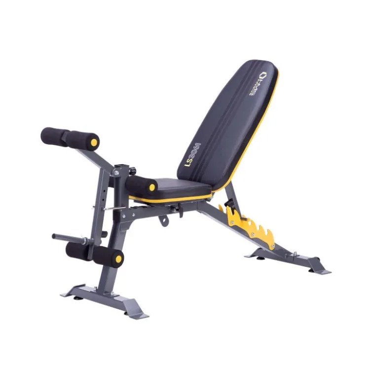 Banc réglable de musculation avec option leg et pupitre à biceps - Capacité 180 kg