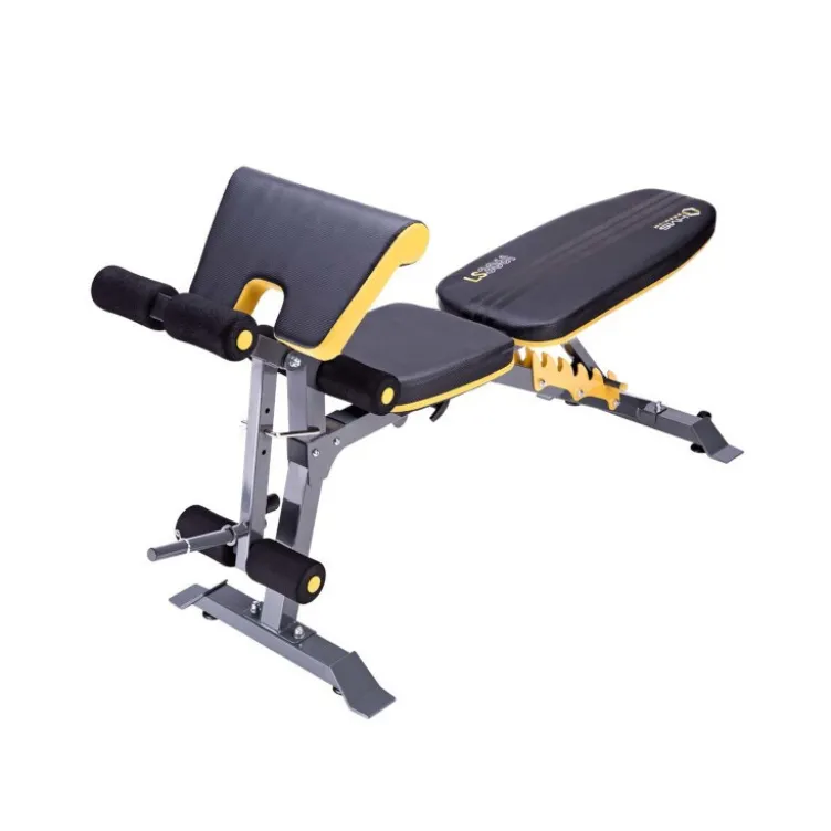 Banc réglable de musculation avec option leg et pupitre à biceps - Capacité 180 kg