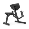 Banc Scott de musculation pour entraînement des biceps- Réglable en hauteur et Repose barre