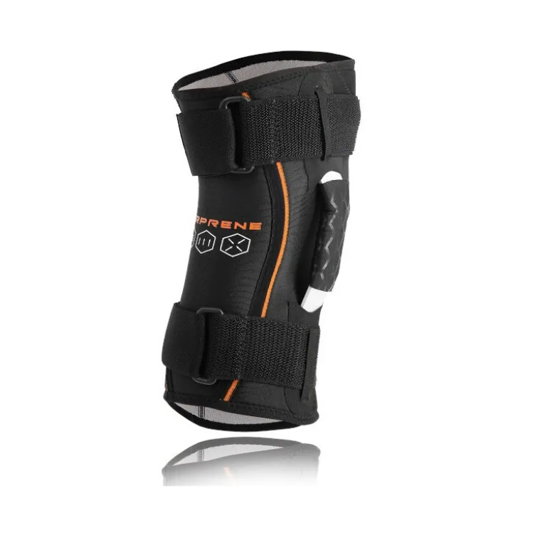 Bande de maintien pour le genou avec renforts latéraux en acier - Fermeture velcro