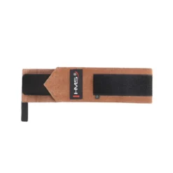 Bande de protection pour poignet en cuir naturel pour entraînement de musculation - Fermeture velcro