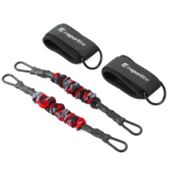 Bande de résistance avec sangles de chevilles velcro - L 7 x L 26 cm