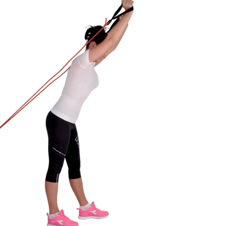 Bande de résistance faible avec crochet de fixation pour exercices de fitness - 200 cm