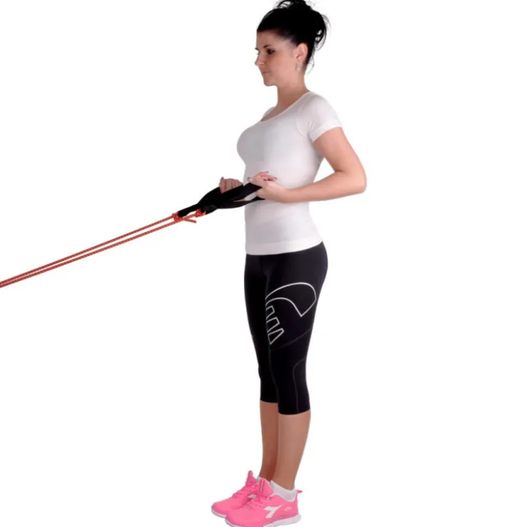 Bande de résistance faible avec crochet de fixation pour exercices de fitness - 200 cm