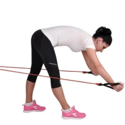 Bande de résistance faible avec crochet de fixation pour exercices de fitness - 200 cm