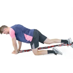 Bande de résistance à poignées pour entraînement de musculation