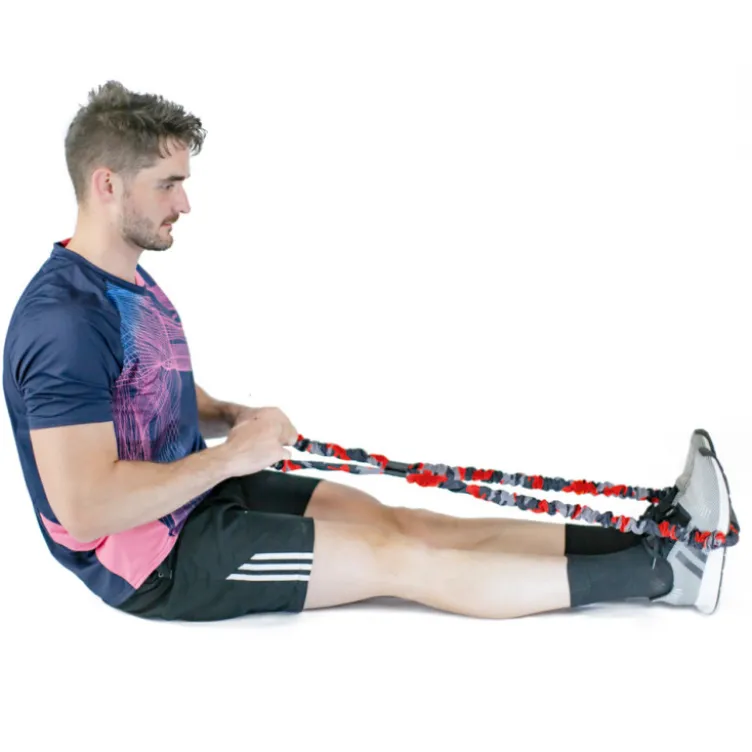 Bande de résistance à poignées pour entraînement de musculation