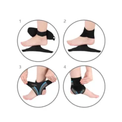 Bande en nylon de maintien sans couture pour renfort complet de la cheville - Attache velcro puissante