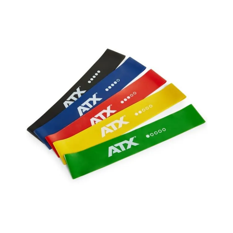 Bandes de résistance élastiques ATX 5 forces différentes