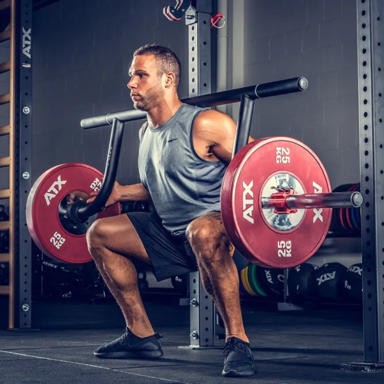Barre cambrée olympique spéciale développé couché et squat capacité de charge 400 kg