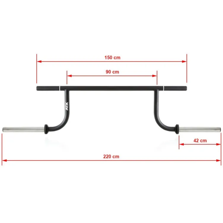 Barre cambrée olympique spéciale développé couché et squat capacité de charge 400 kg