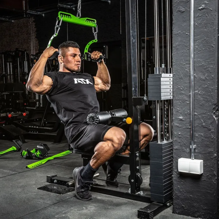 Barre courte PRIME Maximum Advantage Grip pour fixation des poignées de tirage