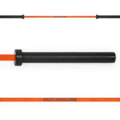 Barre de musculation 220 cm en céramique orange - Diamètre olympique - Capacité de charge 600 kg