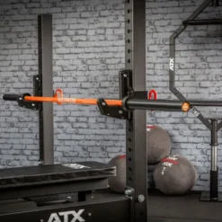 Barre de musculation 220 cm en céramique orange - Diamètre olympique - Capacité de charge 600 kg