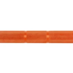 Barre de musculation 220 cm en céramique orange - Diamètre olympique - Capacité de charge 600 kg