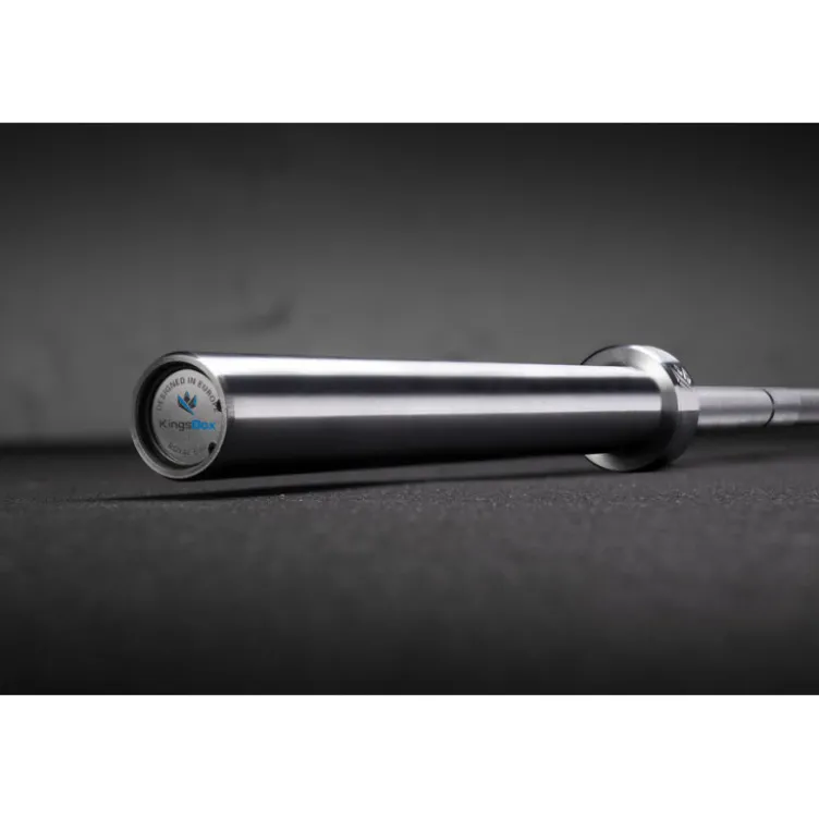Barre de musculation droite de 50 mm de diamètre pour entraînement professionnel - Royal Bar KingsBox
