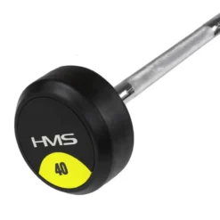 Barre de musculation droite préchargée monobloc 40 kg