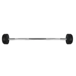 Barre de musculation droite préchargée monobloc 40 kg