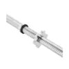 Barre de musculation droite standard 28 mm 180 cm avec écrous de serrage