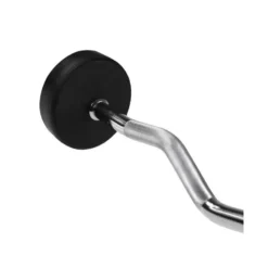 Barre de musculation EZ préchargée monobloc 40 kg