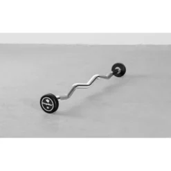 Barre de musculation EZ préchargée de 10 kg à 50 kg compacte et robuste