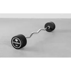 Barre de musculation EZ préchargée de 10 kg à 50 kg compacte et robuste
