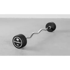 Barre de musculation EZ préchargée de 10 kg à 50 kg compacte et robuste