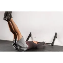 Barre de musculation à fixation murale séance d'abdominaux en salle de fitness - Support mural pour abdominaux