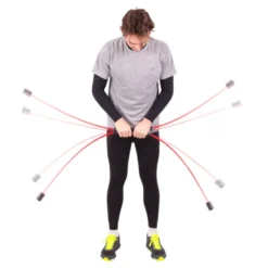 Barre de musculation flexible pour entraînement fitness et de réeducation