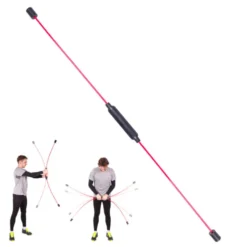 Barre de musculation flexible pour entraînement fitness et de réeducation