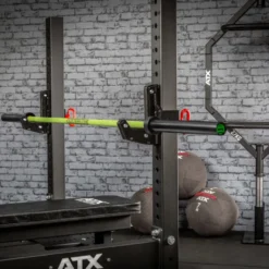 Barre de musculation olympique 50 mm avec revêtement vert