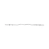 Barre de musculation standard 150cm X 25 mm Curl EZ avec poignées moletées
