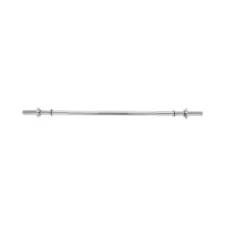 Barre de musculation standard droite 120 cm x 28 mm avec écrous de serrage