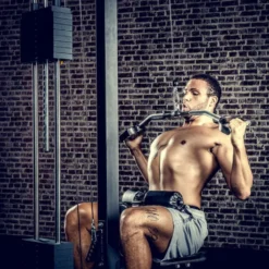 Barre de tirage arquée pour l'entraînement du dos 85 cm