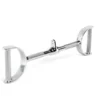 Barre de tirage dorsaux 60 cm avec poignées pour exercices rowing à la poulie