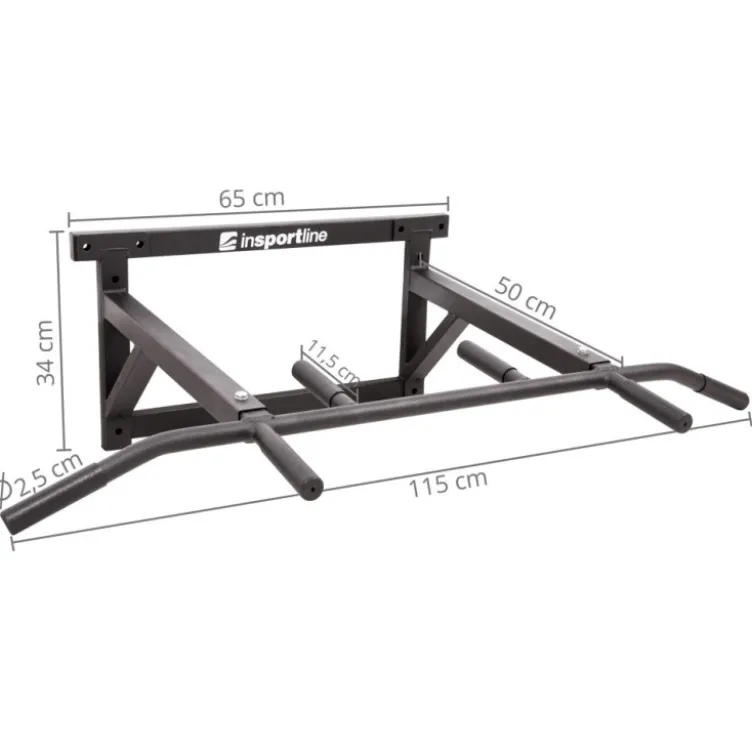 Barre de traction à fixation murale - renforcement du dos et des abdominaux à la maison