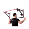 Barre de traction murale avec support pour sac de boxe et système à poulie - Home gym