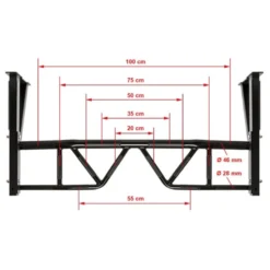 Barre de traction murale multi-grip ATX charge maximale 350 kg