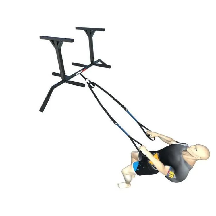 Barre de traction plafonnière pour entraînement à domicile - Fixation sac de frappe