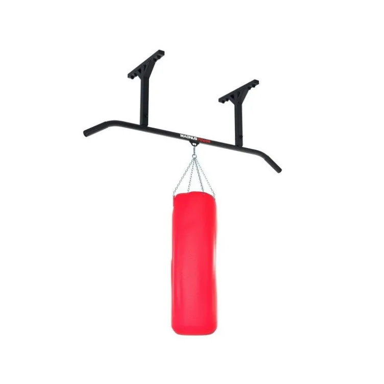 Barre de traction plafonnière pour entraînement à domicile - Fixation sac de frappe
