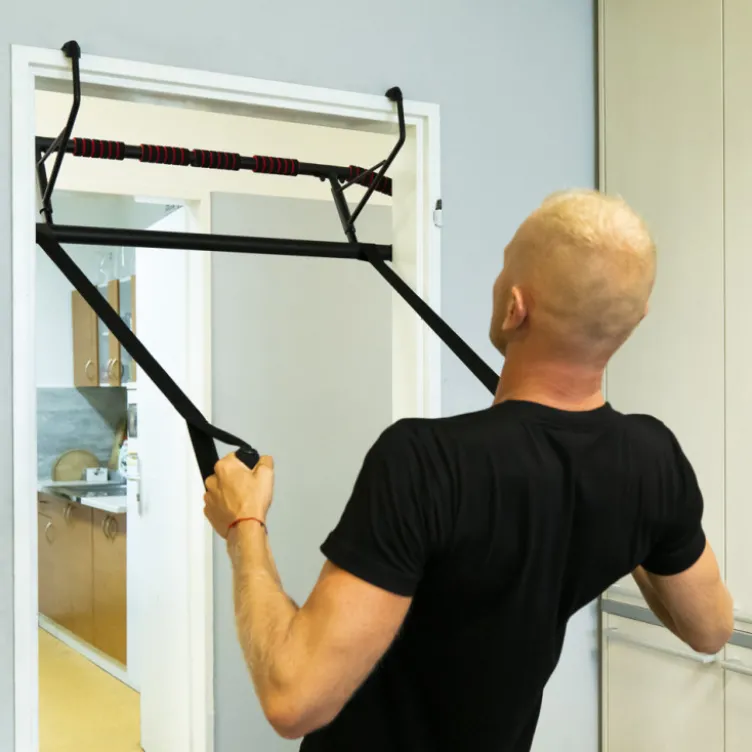 Barre de traction porte pour entraînement de musculation à la maison